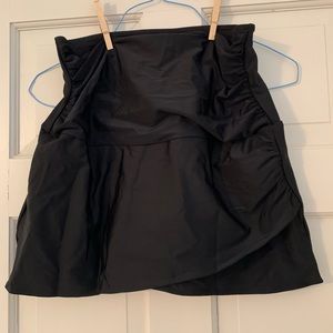 New, skirted swim bottoms.